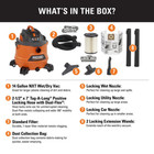 Ridgid Vac Wet Dry Vacuum 14 Gal  6 0 Peak Hp Nxt Large Accessories Gallon Clean