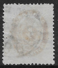 Denmark Scott 18 Used F vf - 1870 4s Gray   Carmine Issue