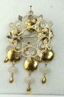 Vtg Norway Large Sterling Silver Solje Wedding Pin