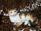 Spellbound Calico Cat Porcelain Hand Painted Figure By Eric Tenney Franklin Mint