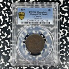 1859 Canada Large Cent Pcgs Xf Details Lot g1125 Double Punch  Narrow 9 T4