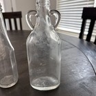 Vintage Penick   Ford Clear Glass Maple Syrup 2 Handle Bottle   Ketchup Bottle