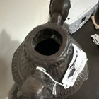 Bronze Art Deco Handmade Vase Antique Vessel