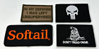 Harley Davidson Softail Embroidered Patch Motorcycle Biker Jacket Lot Set Black