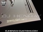 Technics 1200 Mk2 Plinth  top Plate  Professionally Powder Coated   Laser Etched