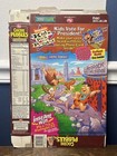 Vtg 1997 Cocoa Pebbles Nickelodeon Kids Pick President Cereal Box Flintstones