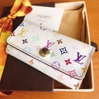 First Come  First Served Louis   Vuitton Multicolor Key Case Pink