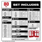 Milwaukee 48-32-4094 80pc Shockwave Impact Duty Driver Bit Set