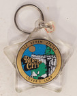 Vintage Rock City Lovers Leap Georgia Star Shaped Keychain Keyring Lookout Mt