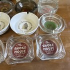 Advertising Ashtray Vintage Lot Of 24 Glass Las Vegas Beer Olympics Hotel Rare