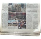 Original Uncirculated September 12  2001 New York Times Newspaper  9 11 Issue 