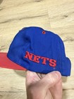 Vintage New Jersey Nets 90s Snapback Hat Competitor Adjustable One Size 