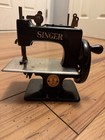 Vintage Singer Model 20 Hand Crank Sewing Machine  Original Black Enamel