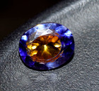 10 Ct Natural Bi-colour Pitambari Sapphire Oval Cut Certified Loose Gemstone