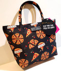 Betsey Johnson Insulated Lunch Tote Sliced Hot Pizza Mushroom Hearts Satchel Nwt