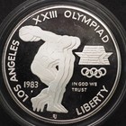 1983 S  Olympiad  Proof  Commemorative Silver Dollar      Cc35