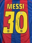 Lionel Messi Signed Fc Barcelona Home Jersey Coa Beckett