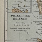 Antique 1909 Map Of The Philippine Islands 8   x6   
