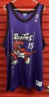1990s Champion Vince Carter  15 Toronto Raptors Jersey Size 52 Nba Vintage 90s