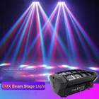 Rgbw 8 Led Spider Moving Head Stage Light Beam Dmx Disco Party Dj Lighting