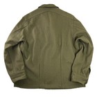 Vintage Korean War Era Us Army Wool Button Up Jacket Green Wool Size Medium
