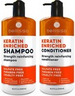 Keratin Shampoo   Conditioner Set  Thickening Treatment  Anti Frizz  16 9 Oz X2