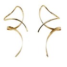 Earrings For Women Spiral Threader Earrings 14k Gold Earrings 14k Gold Pair