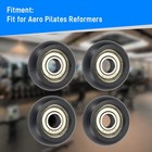 For Aero Pilates Reformer Replacement Roller Wheels 4pcs Restores Smooth quiet