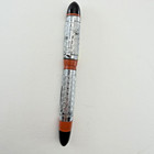 Set 2 Morrisons Fountain Pen   Mechanical Pencil Solid Gold Nib Chrome Vtg Usa
