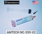 2pcs Genuine Amtech Nc-559-v2-tf No Clean Solder Flux 30cc Rol0 Clear Residue 