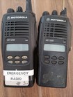 Lot Of 2 Motorola Ht1250 Uhf 450-512mhz Two-way Radio Aah25sdf9aa5an Untested