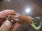 Vat 69 Wood Handle Maryland Figural Bottle Shaped Vintage Beer  Bottle Opener