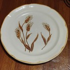 Antique Family Table Bistro Stone Early Wheat Sm-7527 Stoneware Plates Set Of 4