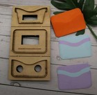Leather Cutting Die Cutter For Card Holder Mini Wallet 105x75mm Stamp Punch