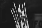Ghost Miniature Paint Brush Set 8 Detail Paintbrushes   3 Dry Brushes