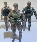 Blue Box  Army Men Figure Lot Of 3 Bluebox Soldiers Military