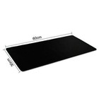 28 6 11 8inch Large All Black Pc Laptop Computer Rubber Gaming Mouse Pad Mat