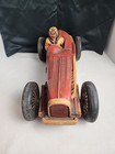 1920s Vintage Bugatti 20  Racing Sport Car Model Sculpture W  Driver Damage