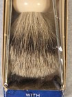 Vtg Ever-ready 650-pb Pure Badger Shaving Brush New In Box Nos With Holder Case