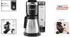 Fully Automatic Coffee Maker With Travel Mug Compatibility   Strong Brew Setting