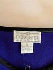 Vintage Doncaster Size M Violet Boiled Wool Jacket Full Zip Satin Trim