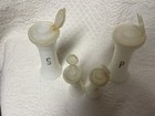 Vintage Tupperware Salt And Pepper Flip Top Shaker Set Usa A Lot 4inch 6 Inch