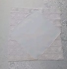 Vintage Wedding Lace Hankie - Off White