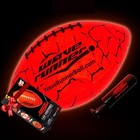  Led Light-up Football - Glow In The Dark Football Games- Size Orange W  Cracks