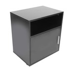 Mobile Printer Stand With Casters Wood Files Cabinet For Office For Study