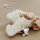 925 Sterling Silver Solid Star Pendant Necklace Women Jewelry 45cm Chain