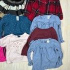 10 Piece Lot Bundle Of Girls 2t Toddler Shirts Sweater Jacket Dress Carters 