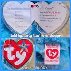      Classy      Ty Beanie Buddy   Baby  people s Beanie  Blue Bear Set  mwmt 
