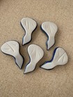 Vintage Arita Ware Chopstick Rests Set Of 5 Yamato Porcelain Blue Floral Japan