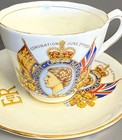 Vintage Royal Queen Elizabeth Ii 1953 Coronation Teacup Set W  Plate